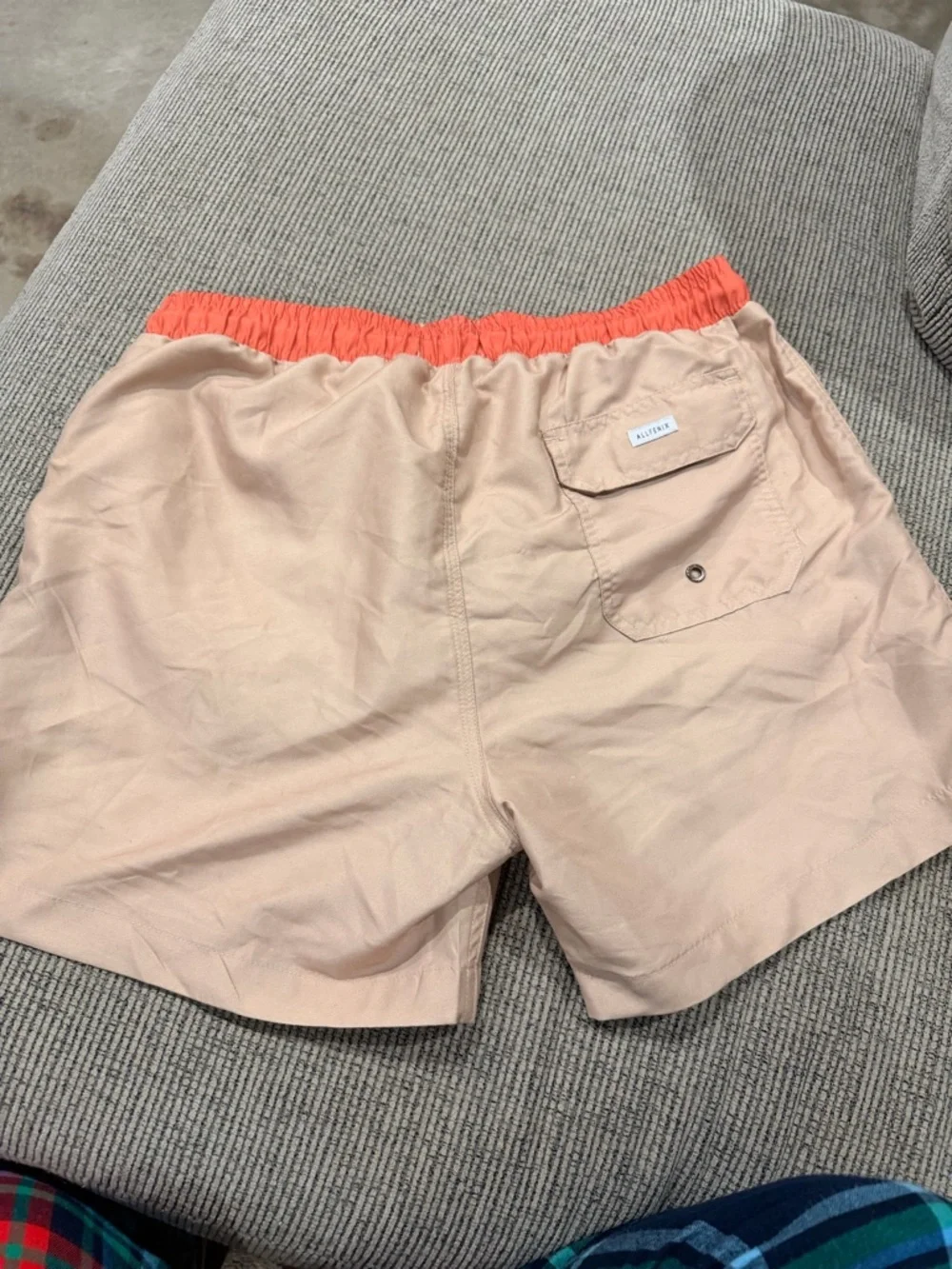 AllFenix Tan Orange Swim Shorts Drawstring Austrilian Made Boys XL
